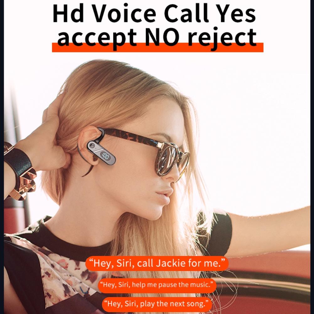 V28 Dẫn Truyền Xương Bluetooth-Tương Thích Kinh Doanh Tai Nghe Tai Nghe Nhét Tai Không Dây Đơn Tai Nghe Có Micro Tai Nghe ^ MK ^