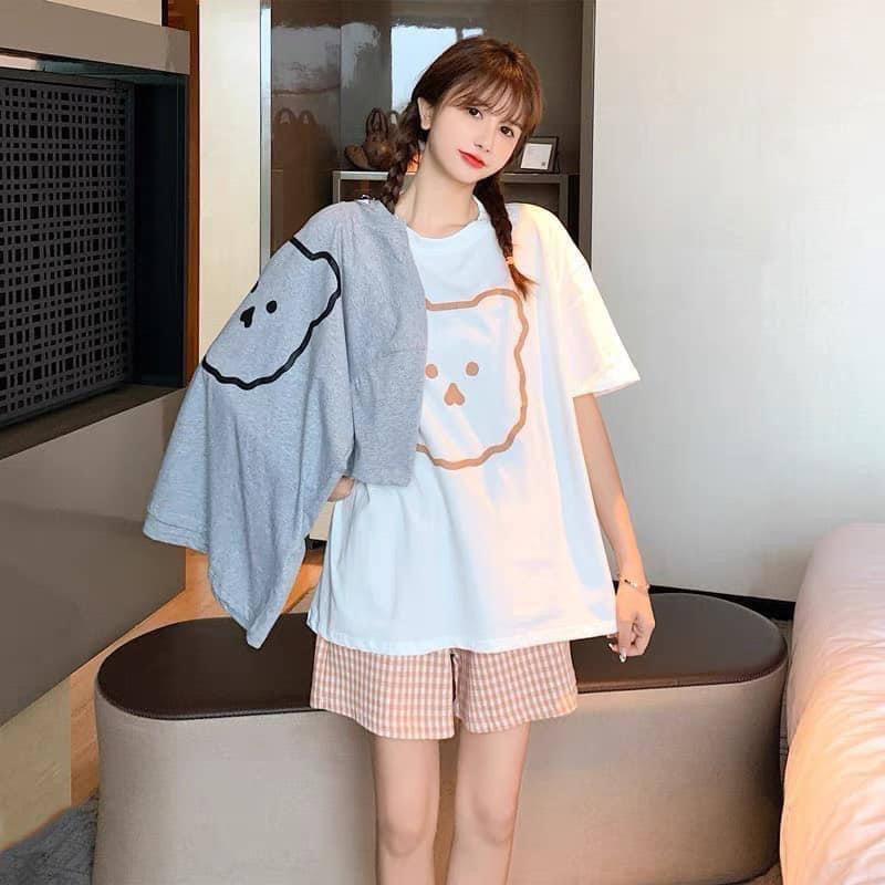 Set bộ đồ hình gấugấu cute