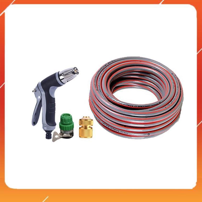 Bộ dây vòi xịt nước rửa xe,tưới cây tăng áp 3 lần 3-5m 206817