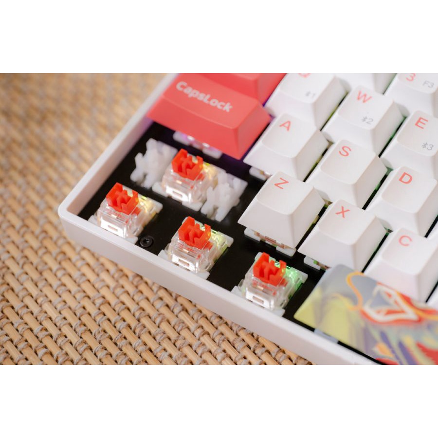 Bàn phím cơ không dây Dual Mode Newmen GM610Dy (MX Hotswap, Bluetooth 5.0, Layout Mac &amp; Win, Keycap PBT Cherry Profile ), bảo hành 24 tháng - Hàng chính hãng