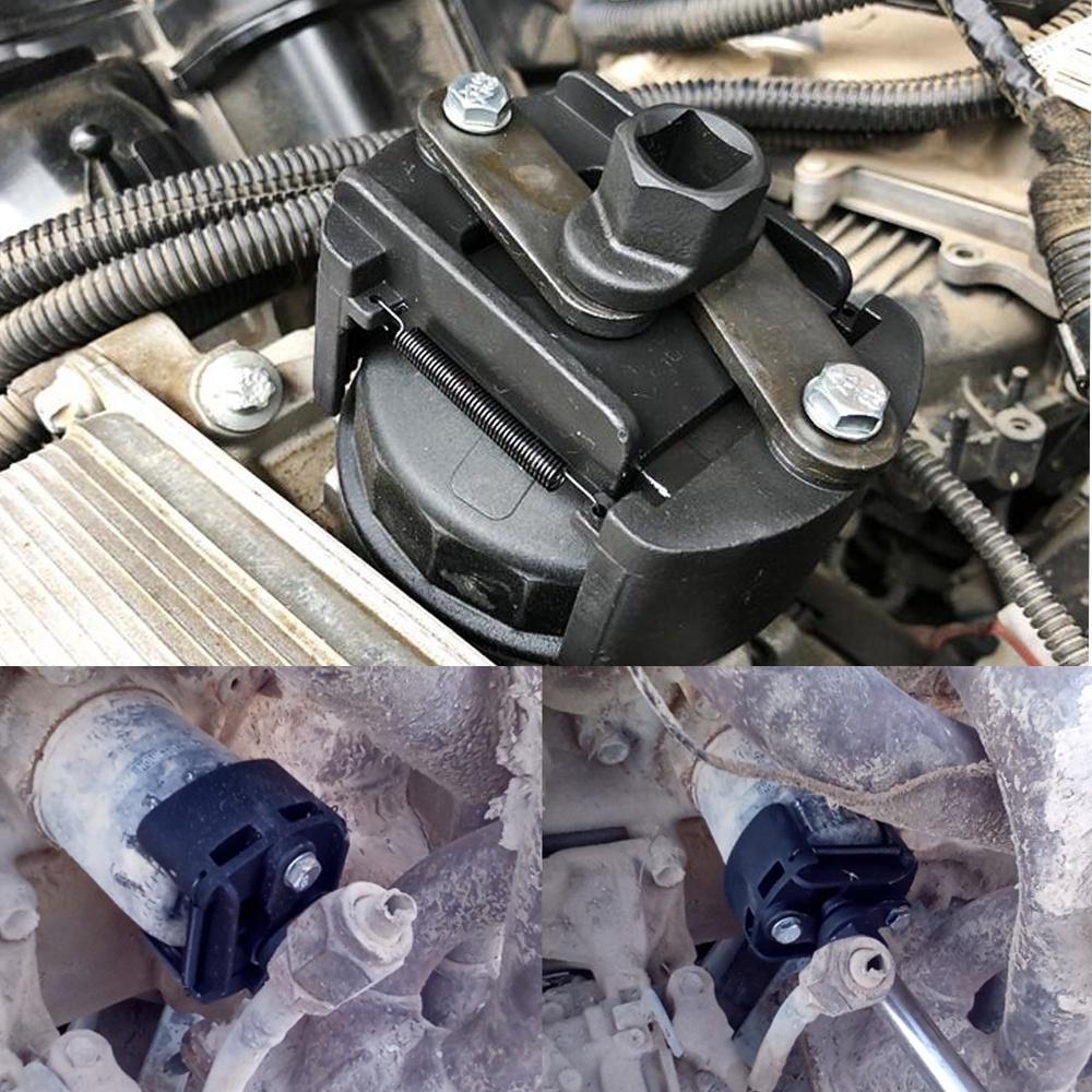 Cờ lê 2 hàm tháo bộ lọc dầu bằng thép đúc 60-105mm chỉnh được
