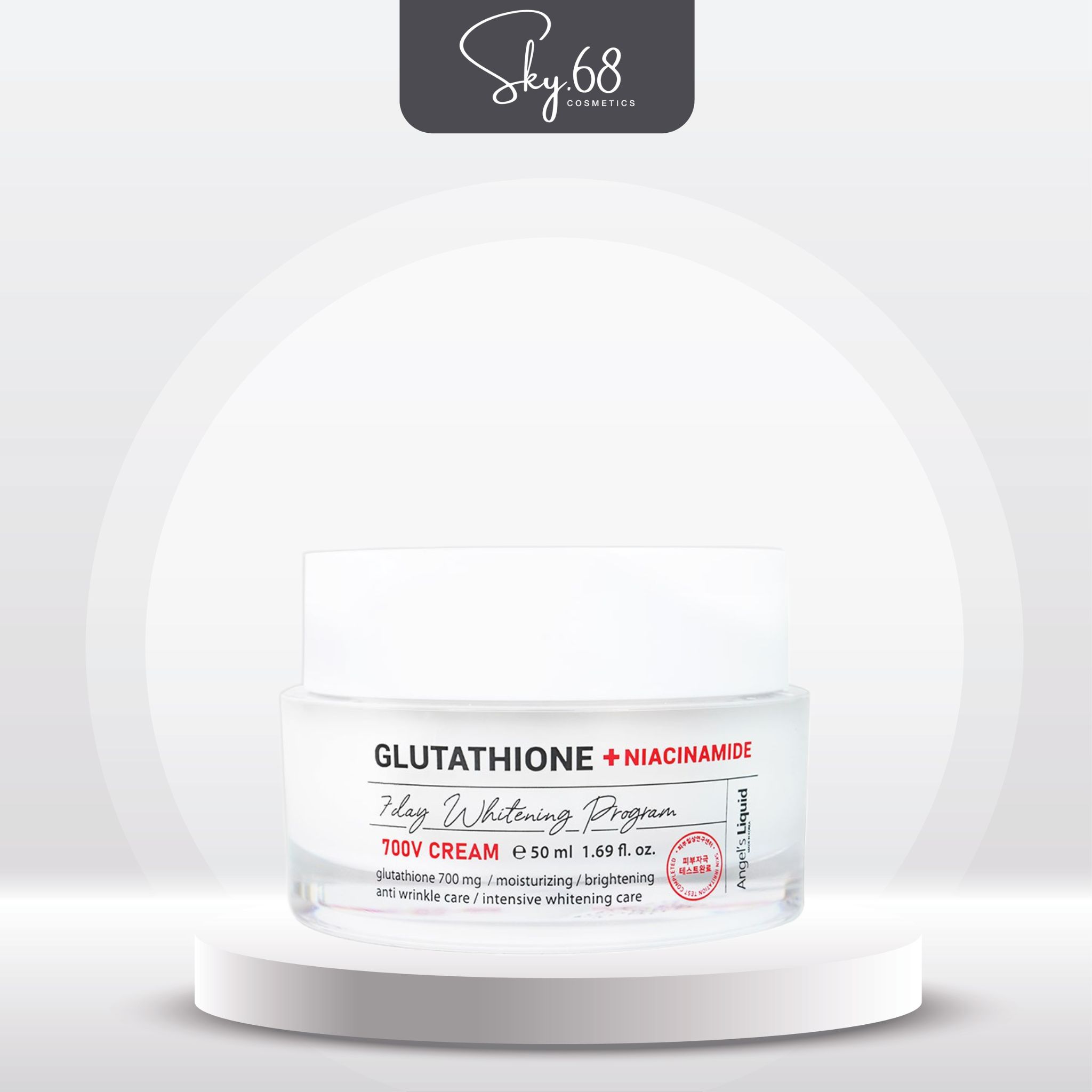 Kem dưỡng trắng mờ nám Angel’s Liquid Glutathione Plus Niacinamide 700 V Cream 50ml