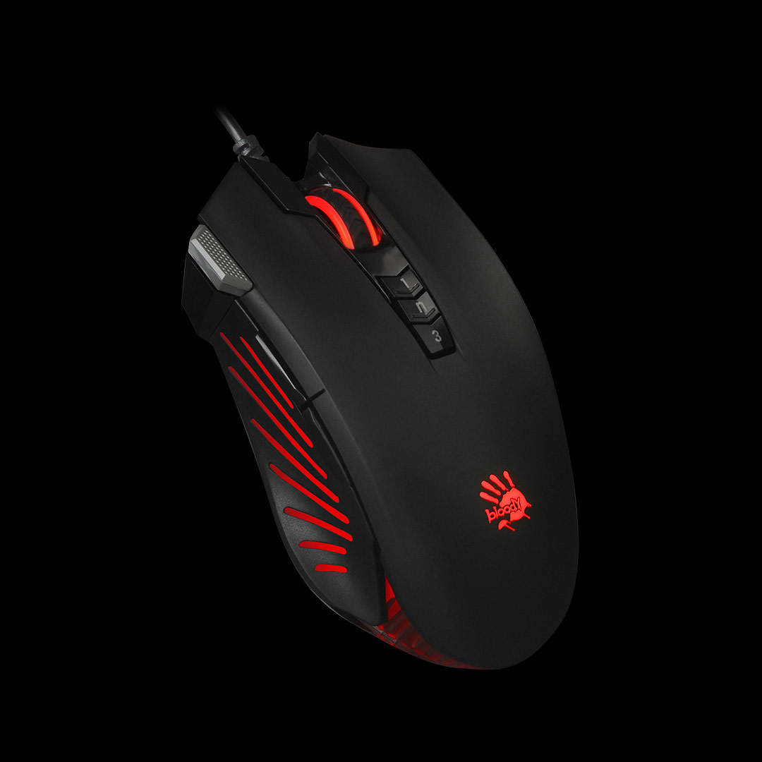 Chuột Gaming Bloody V9M 2-Fire Gaming 4000 CPI Optical - Hàng Chính Hãng