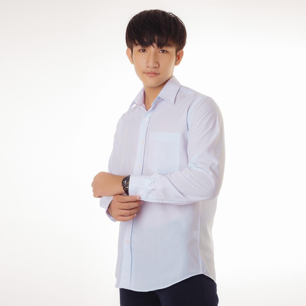 Áo sơ mi nam MÀU TRẮNG công sở cao cấp, áo sơmi trắng tay dài - NH Shop
