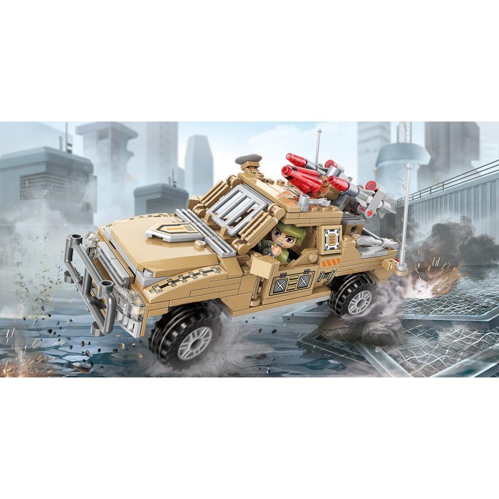 Bộ Đồ Chơi Xếp Hình Thông Minh Lego Qman 22012 -Xe bán tải cơ động nhanh