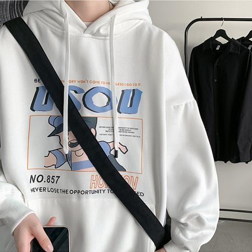 Áo hoodie nam nữ unisex có mũ ulzzang hàn quốc cặp đôi local brand nỉ ngoại USOU form rộng cute zip chống nắng