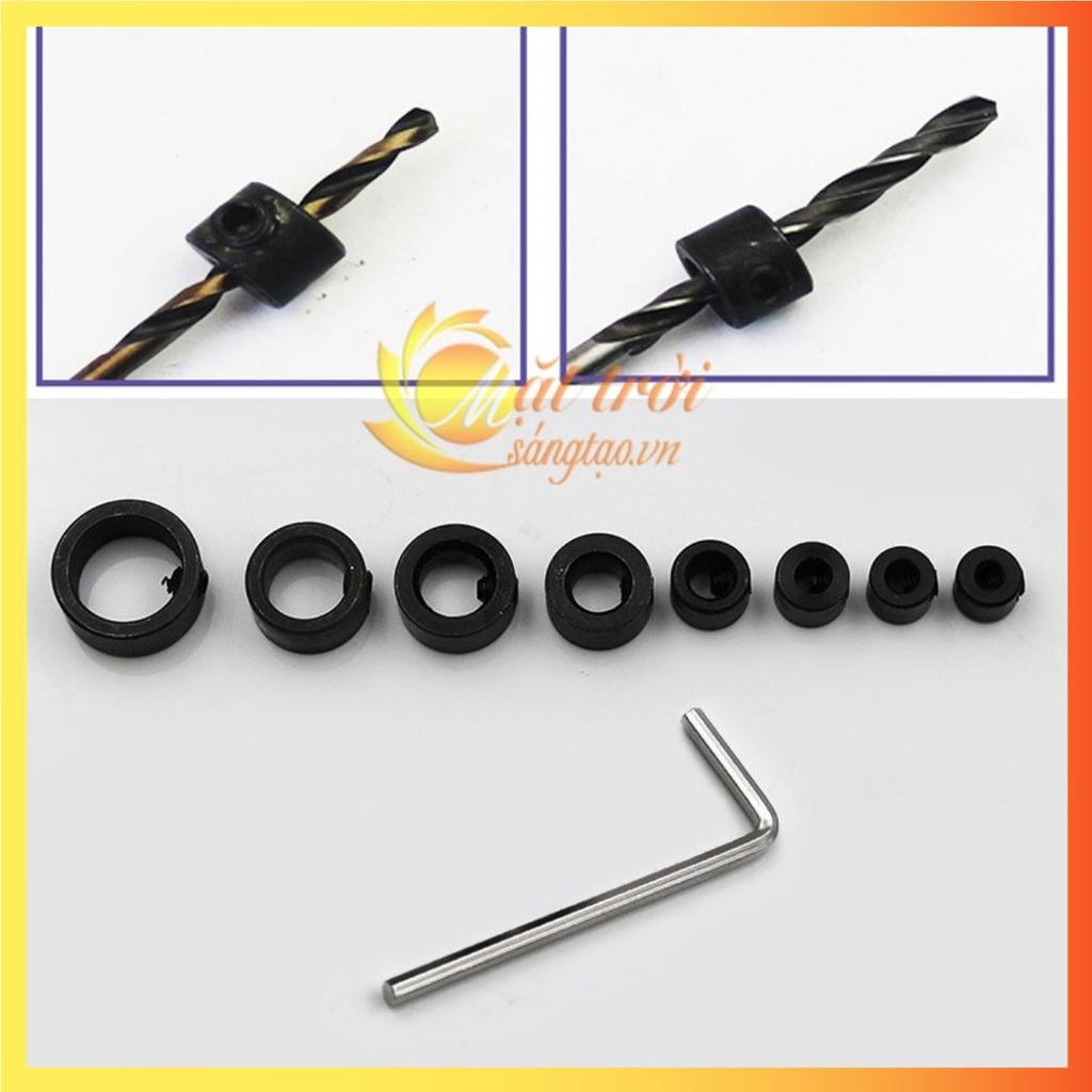 Bộ cữ cố định chiều sâu mũi khoan 8in1