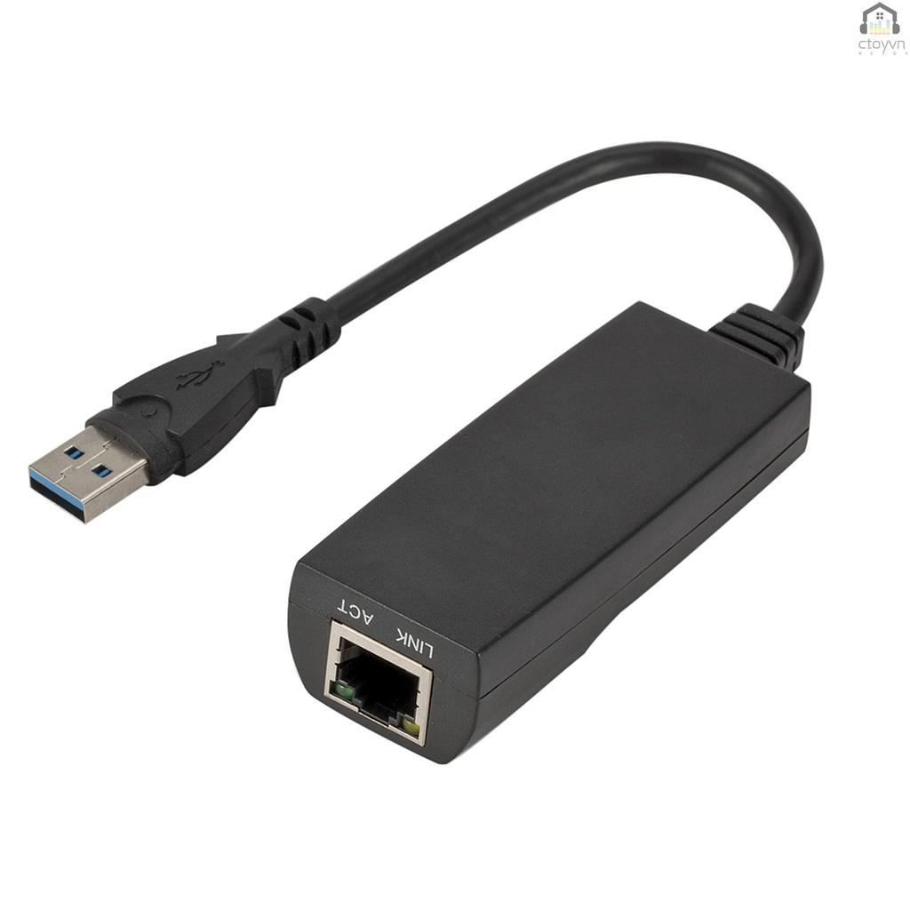 Cáp chuyển đổi USB 3.0 sang Gigabit Ethernet RJ45 LAN 10/100/1000Mbps cho máy tính