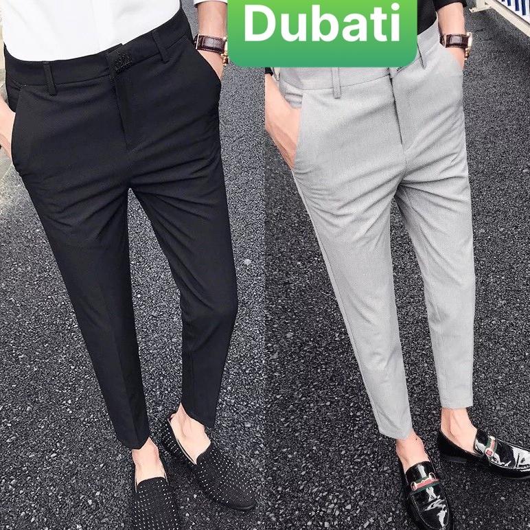 QUẦN TÂY ÂU NAM DÁNG BODY VẢI CO GIÃN CAO CẤP- DUBATI FASHION