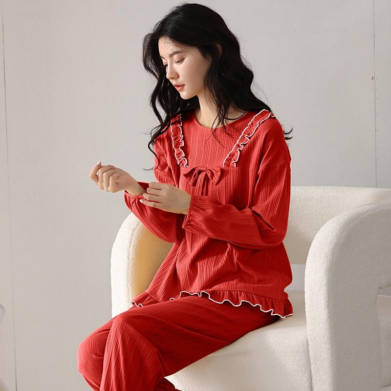 BỘ THU ĐÔNG NỮ style Hàn Quốc chất COTTON 100% - Shop đồ mặc nhà Thủy Bông