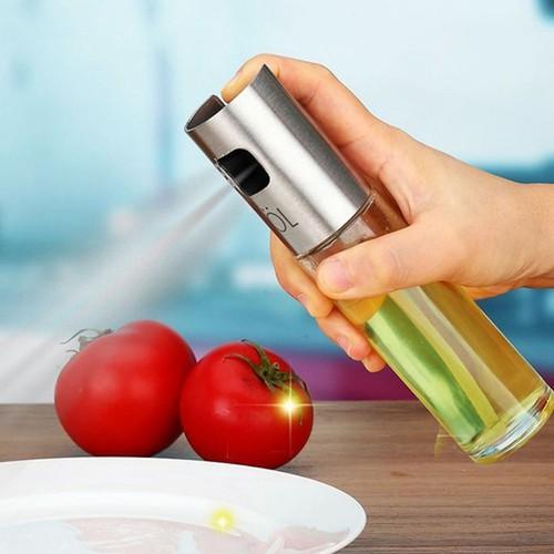 Bình Xịt Dầu Ăn Thủy Tinh, Chai Xịt Dầu Ăn Phun Sương Dùng Cho Nồi Chiên, Salad, Nướng