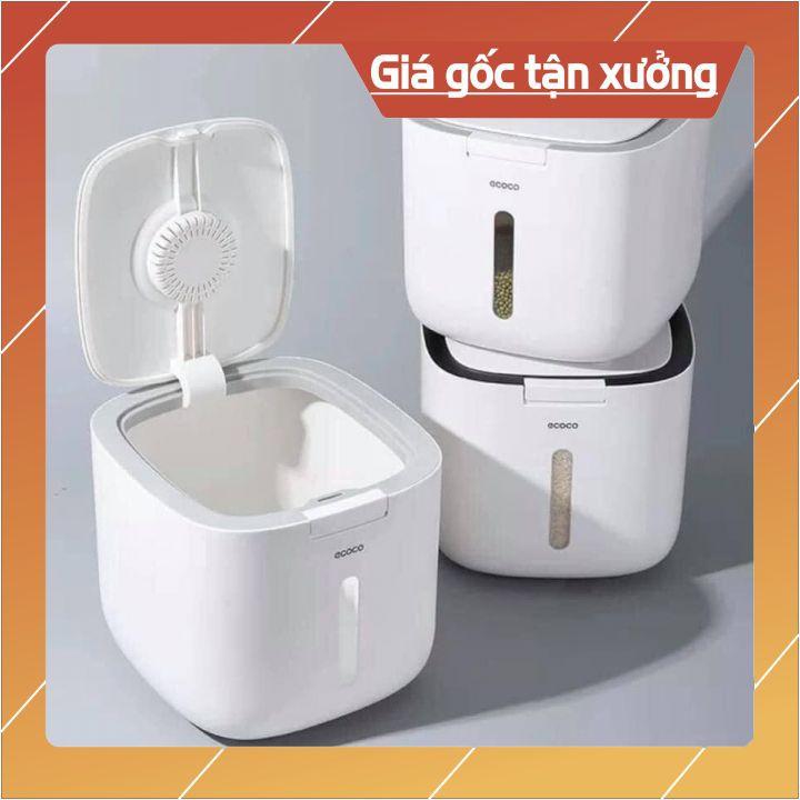 Thùng đựng gạo Ecoco thông minh chống ẩm cao cấp dung tích 10L