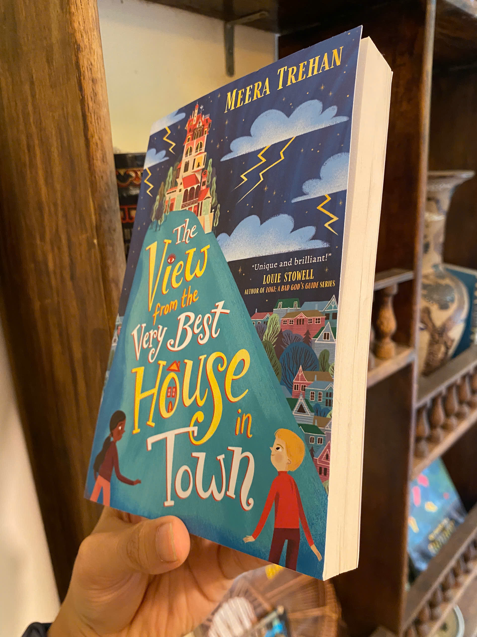 Sách - The View from the Very Best House in Town by Meera Trehan | Children's Fiction English Book