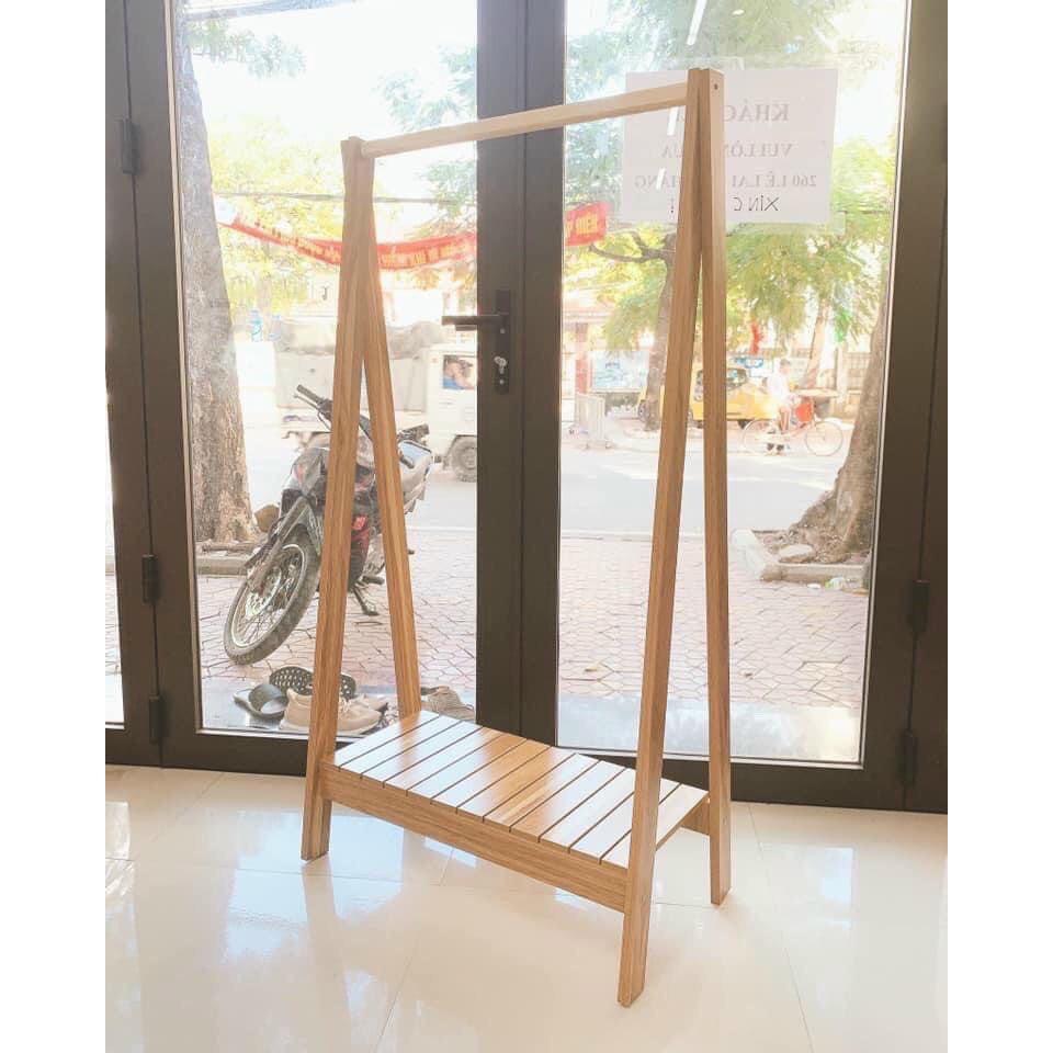 Kệ Gỗ Chữ A 1 tầng, kệ gỗ đa năng, treo quần áo, để đồ tiện dụng chất gỗ MDF dày dễ lắp ráp