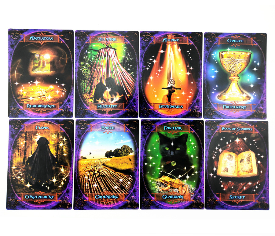 Combo Bộ Bài Bói Wisdom Oracle của Witches Oracle Cards Cao Cấp và Khăn Trải Bàn Tarot