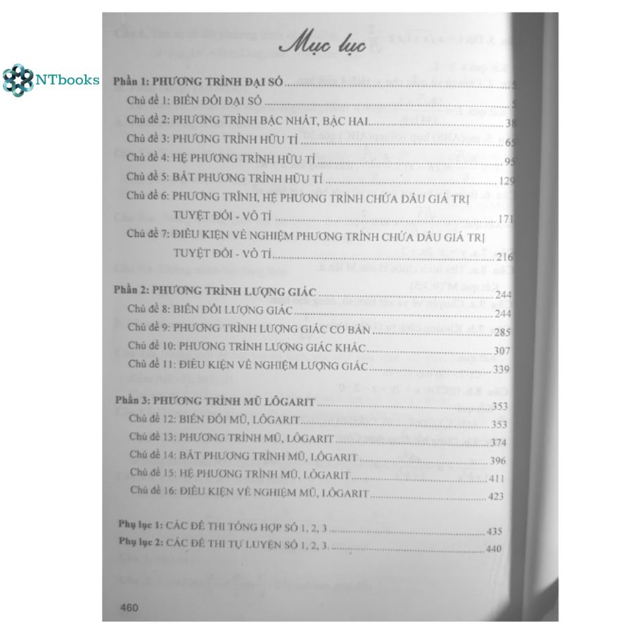 Sách Tổng Ôn Tập Chuyên Đề Phương Trình Và Hệ Phương Trình