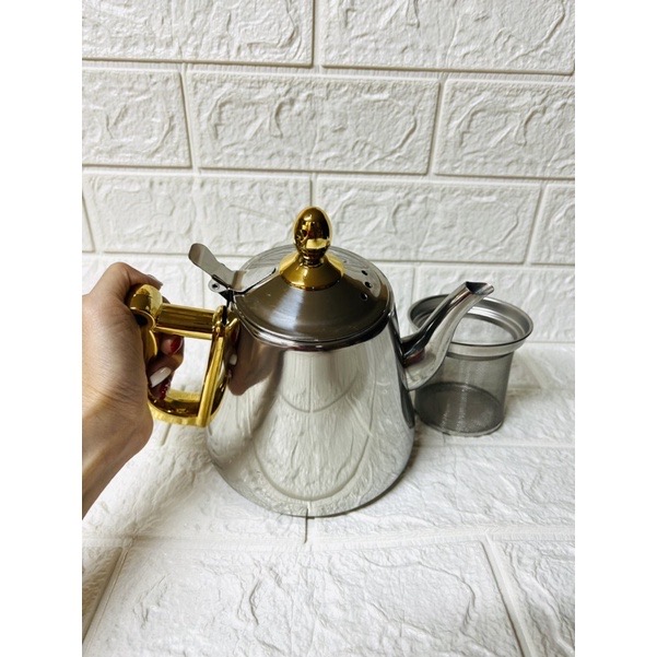 Bình pha trà inox 1.5 L