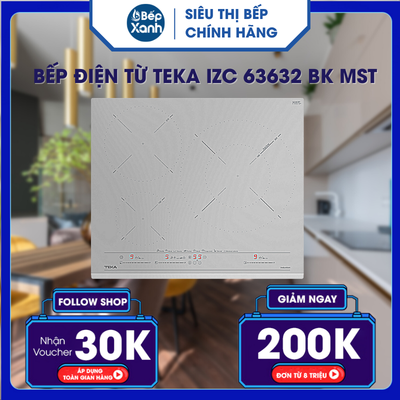 Bếp điện từ TEKA IZC 63632 BK MST - Hàng Chính Hãng