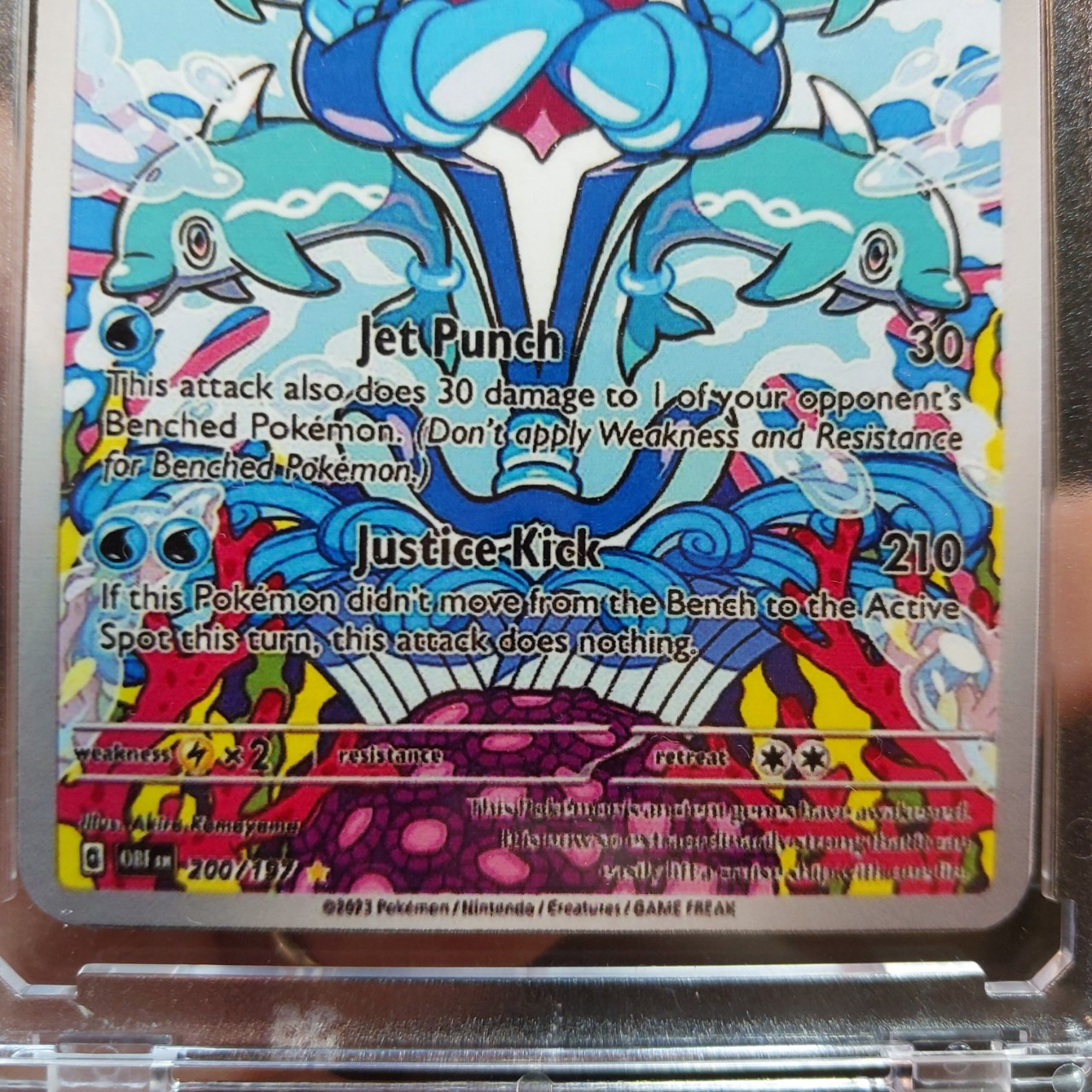 Thẻ Pokemon Card US TCG Palafi 200 197 cá heo 1459 d27 1-29