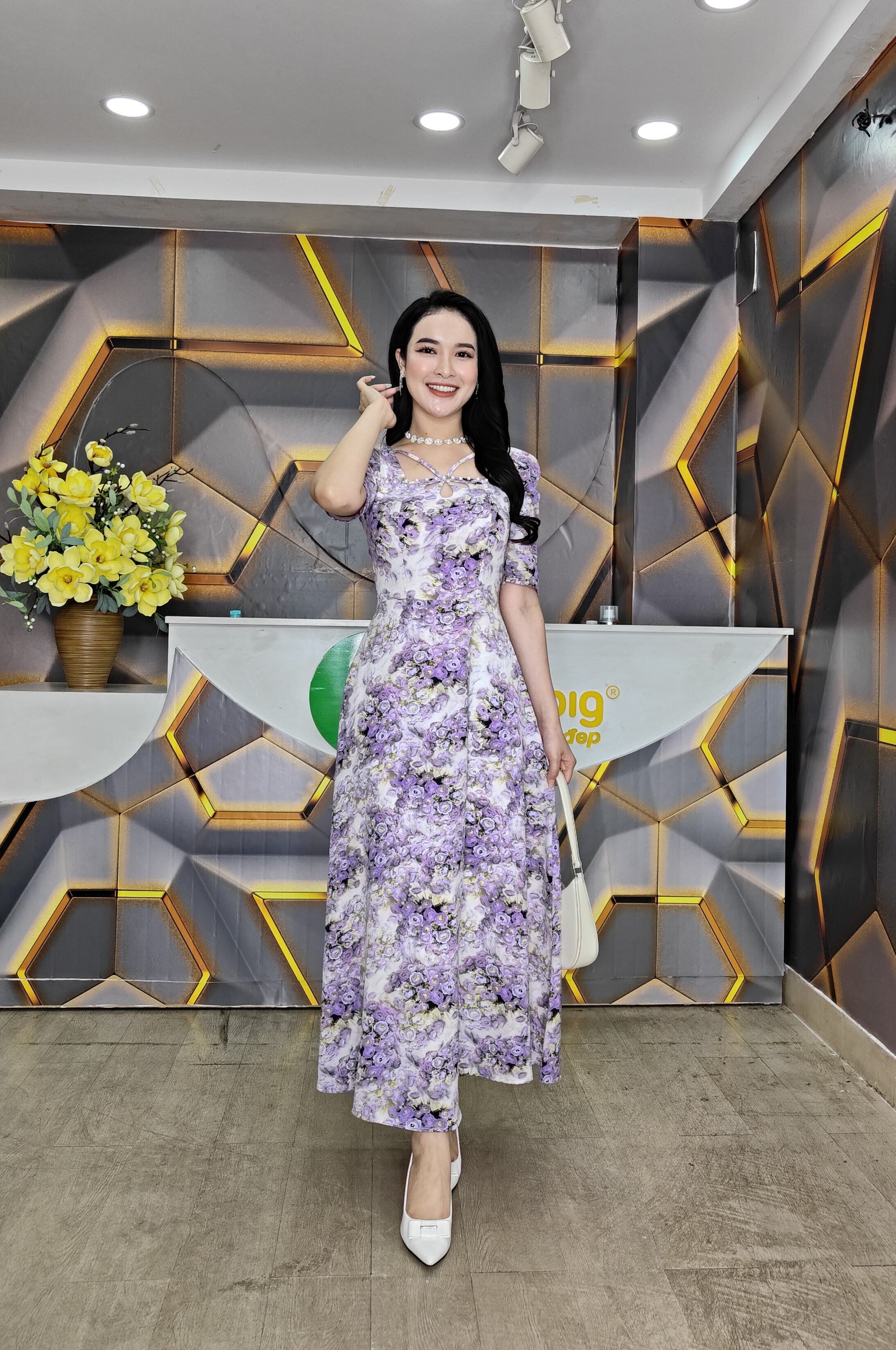 Đầm xòe - Y1569 - Thương hiệu Zonbig