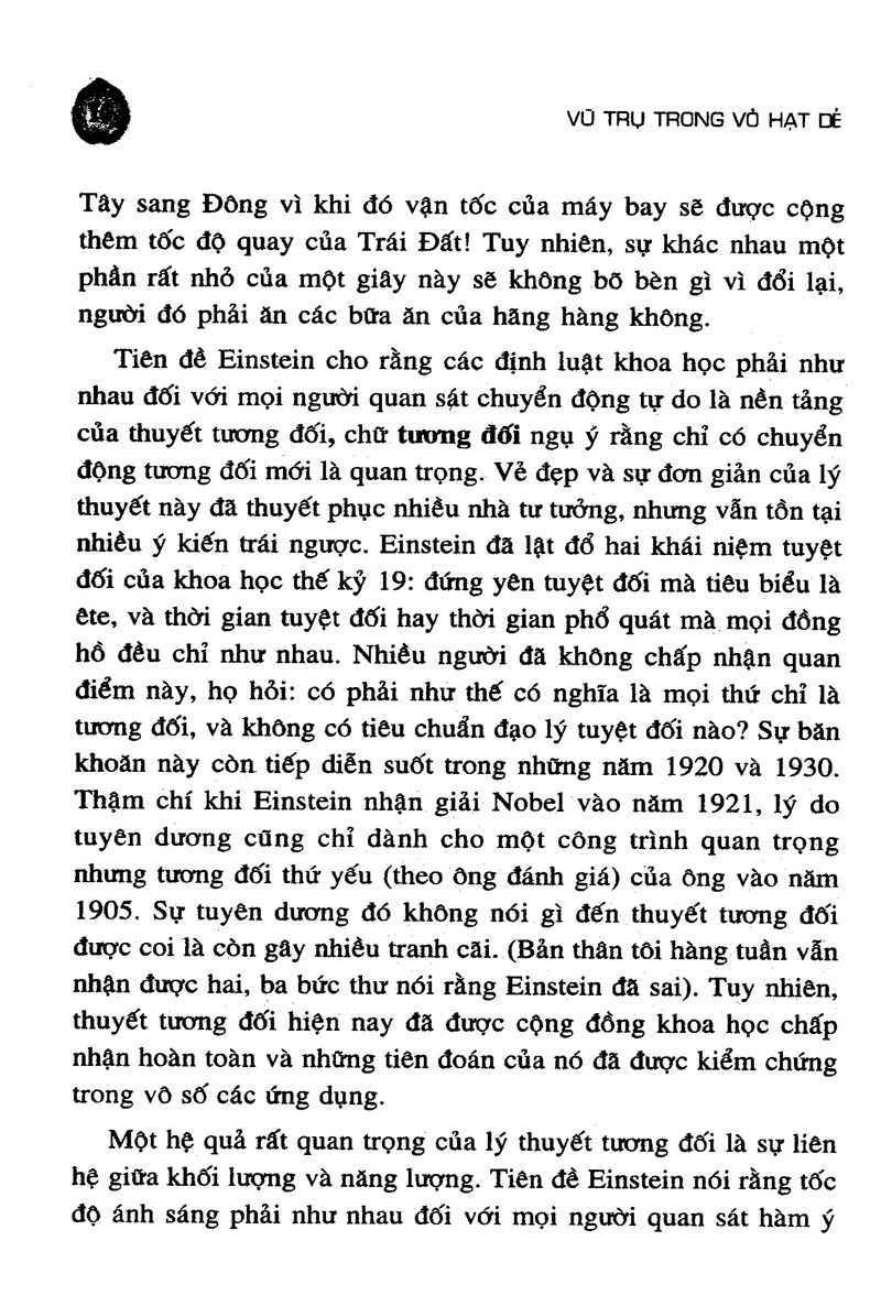 Vũ Trụ Trong Vỏ Hạt Dẻ - TRE