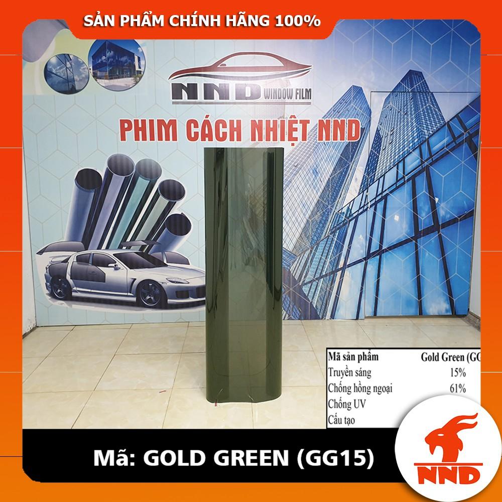 Phim Dán Kính Màu Trà Xanh Công Nghệ 3M Chuyên Dán Chống Nắng Cách Nhiệt Cho Nhà Kính, Xe Hơi Mã GG15