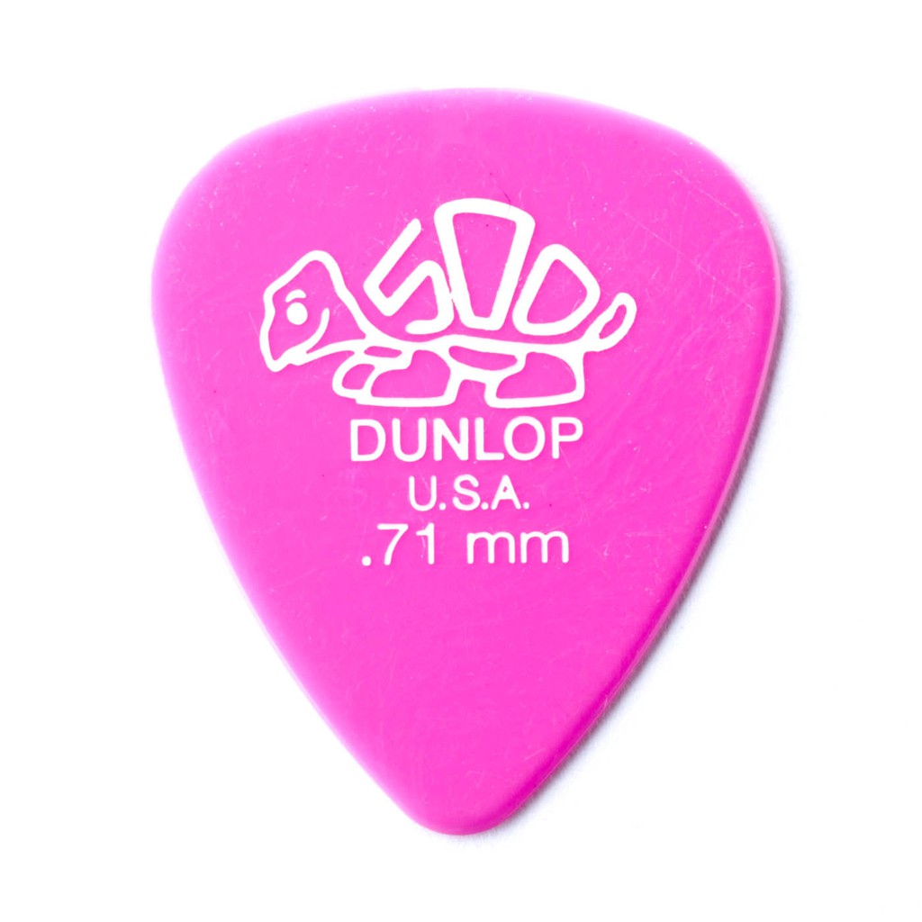 Pick gảy đàn guitar Dunlop 41R.71 màu hồng- Hàng nhập Mỹ