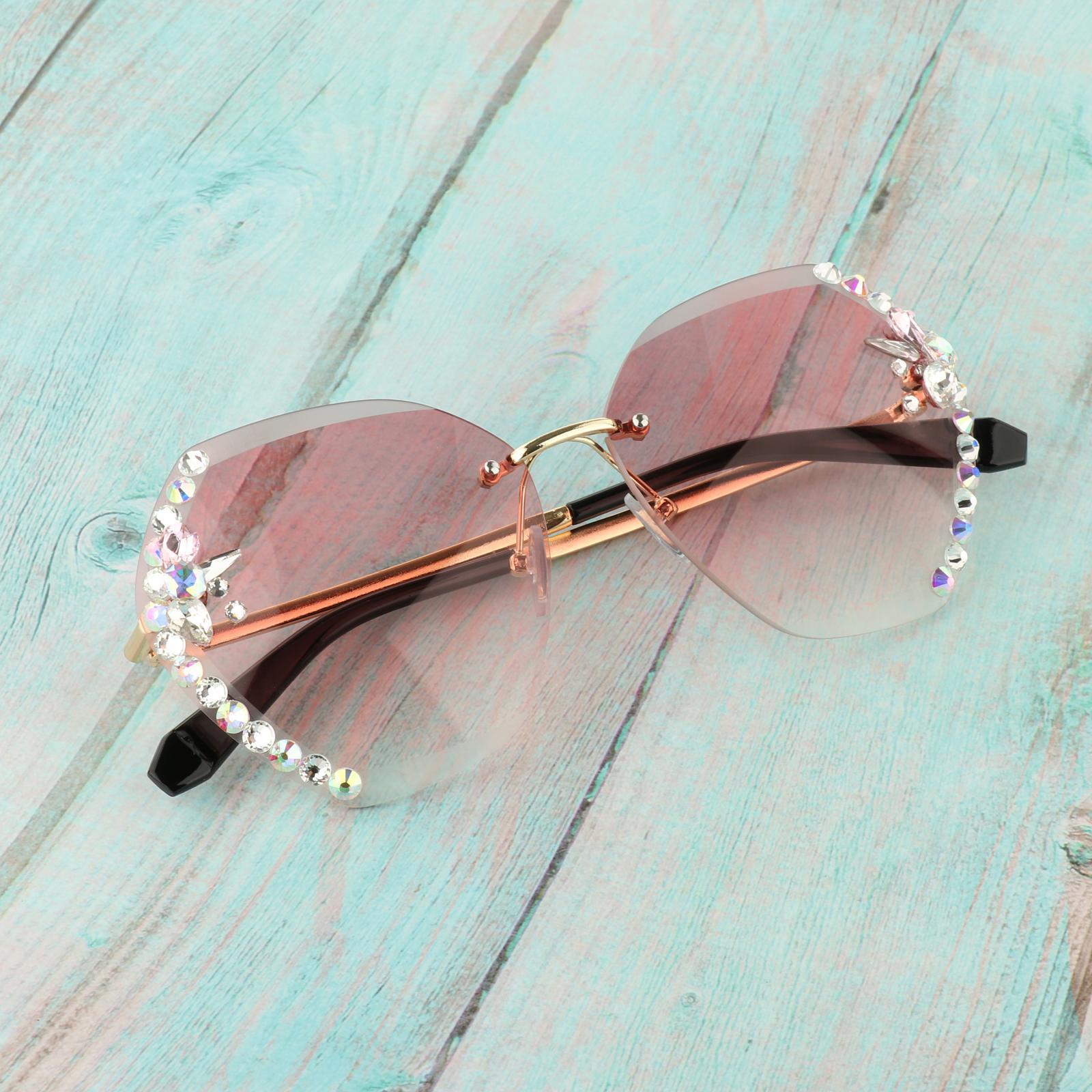 Fashion Vintage Oversized Sunglasses Women Gradient Eyewear Glasses