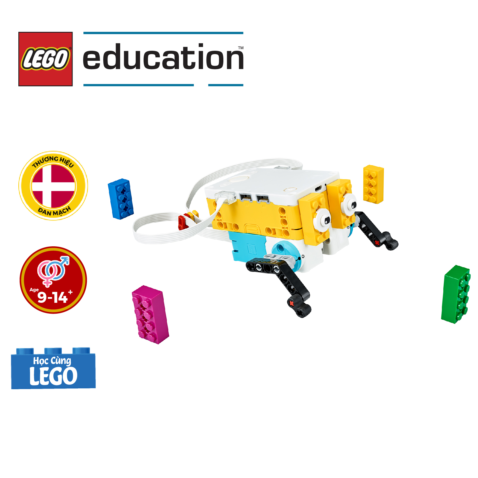 Đồ Chơi LEGO EDUCATION Bộ Kỹ Sư Robot Spike Prime Cơ Bản 45678