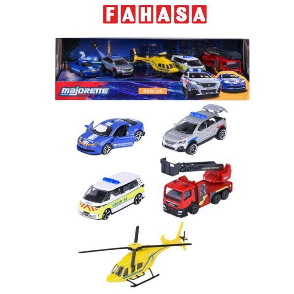 Bộ 5 Đồ Chơi Mô Hình Xe 5 Pieces Giftpack - Majorette 8502005000 - Rescue