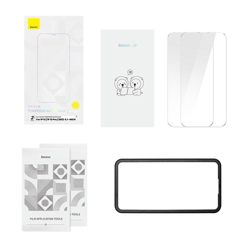 Kính cường lực Baseus All-glass Tempered Glass Film 0.3mm for i.P 14 2022
