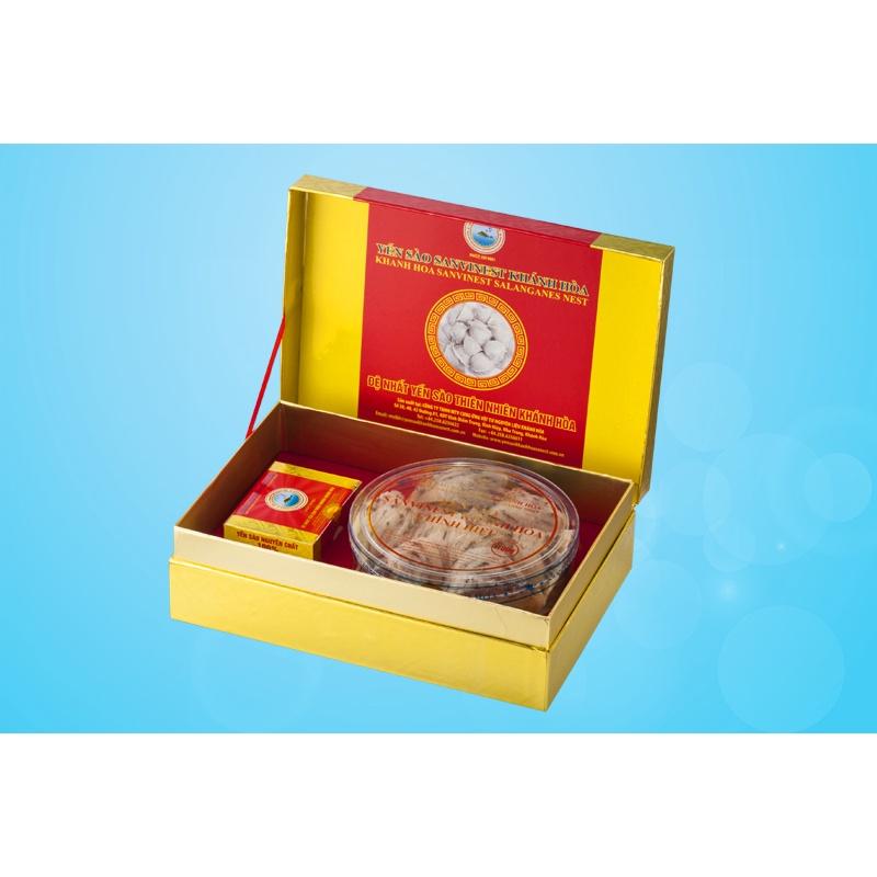 Yến Sào Sanvinest Khánh Hòa Chính Hiệu CHÍNH HÃNG Nguyên Tổ Sơ Chế - Hộp 100 Gram (S210)