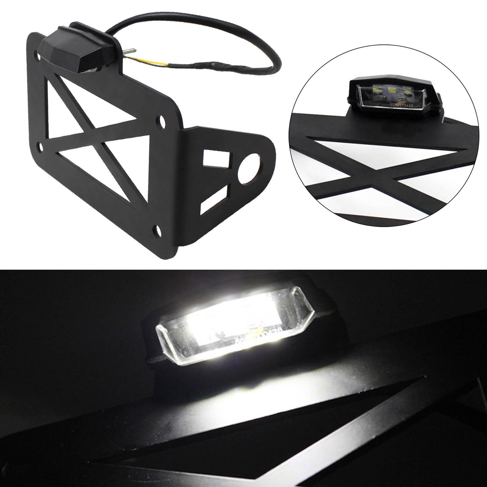 License Plate Frame Kit Side Mount for Harley License Plate Holder Fits for Moto Supplies