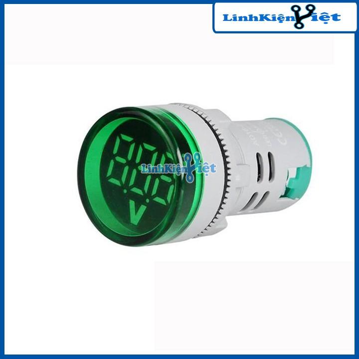 Đèn Báo Điện Áp Xoay Chiều AD16-22DSV Thế 60-500V 22mm