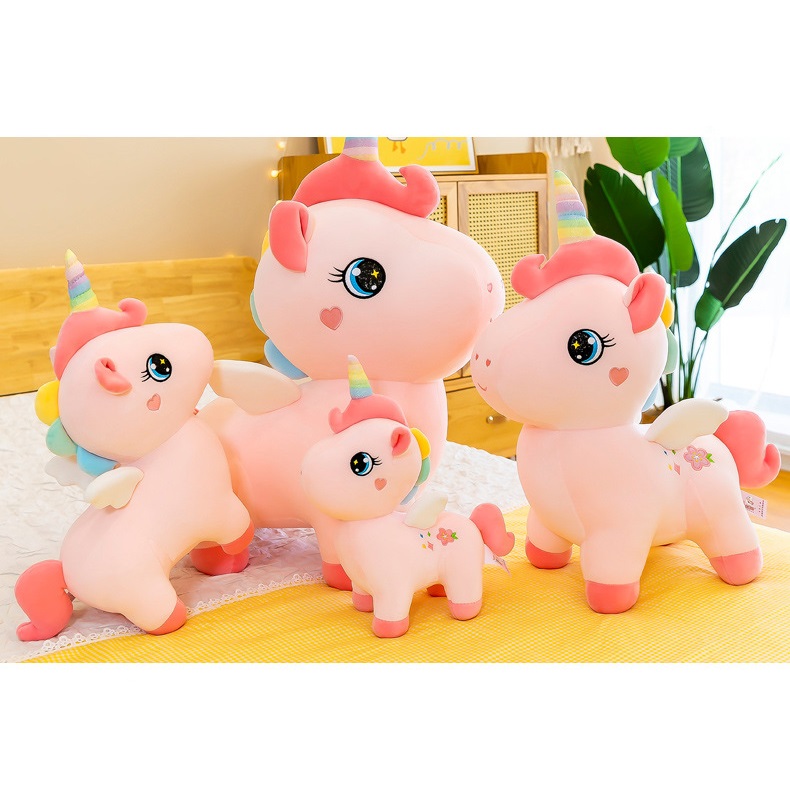 Gấu bông kỳ lân - Ngựa Unicorn cao cấp