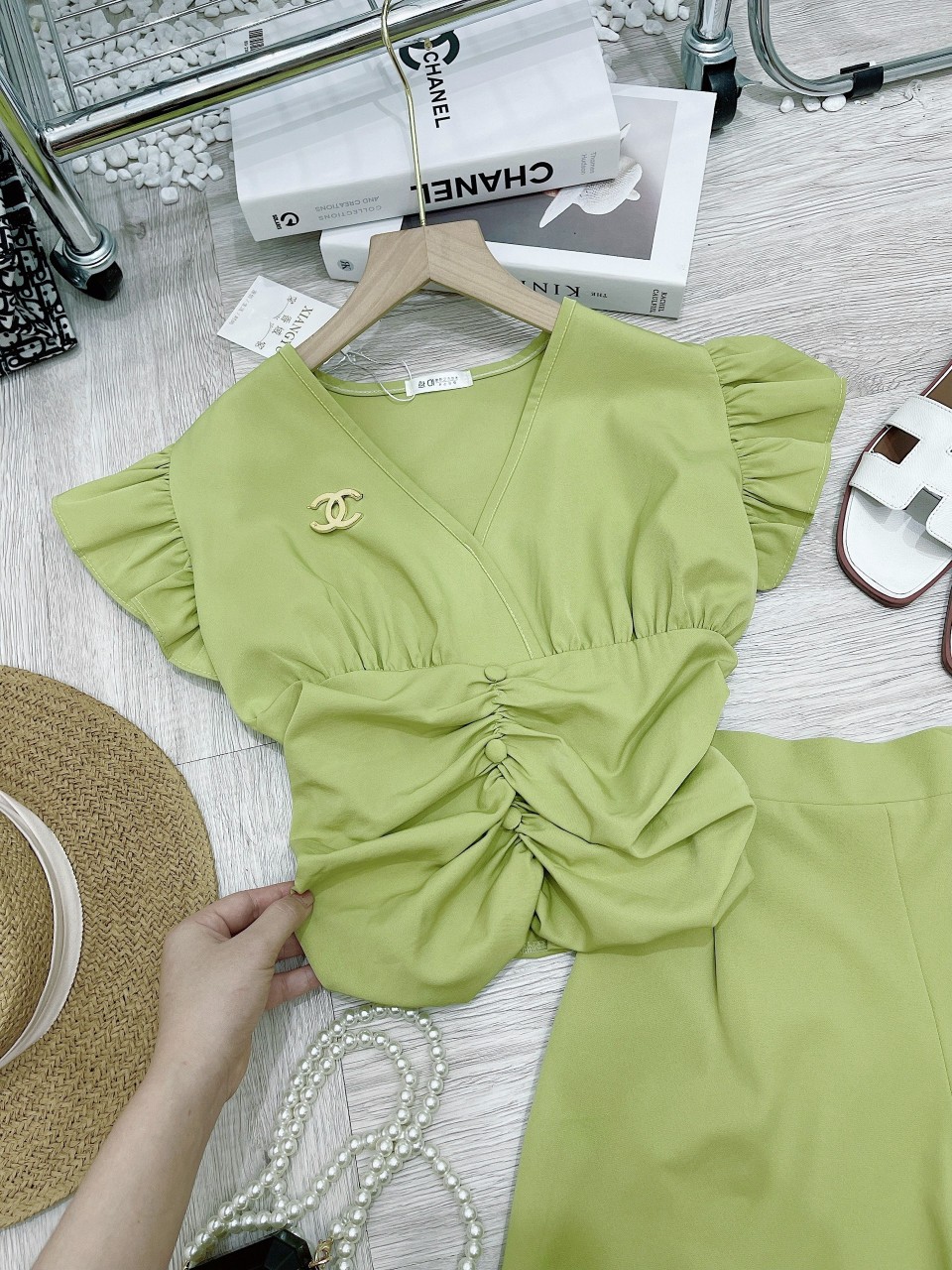 Bộ thiết kế xanh bơ basix siêu sang chảnh