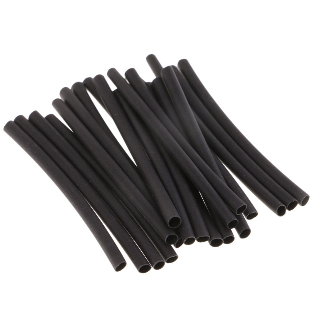 20pcs Heat Shrink Tube, Ronnie Rigs Sleeves, Carp Rig Making Tubing Black