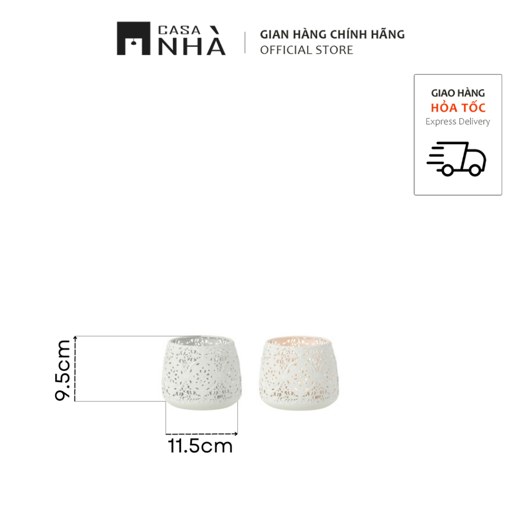 Chân nến/ Lồng đèn kim loại ARABESCA
