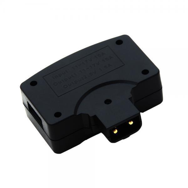 2X D-Tap P-Tap to USB Adapter 5V for V-Mount Camera Battery(Dtap to USB