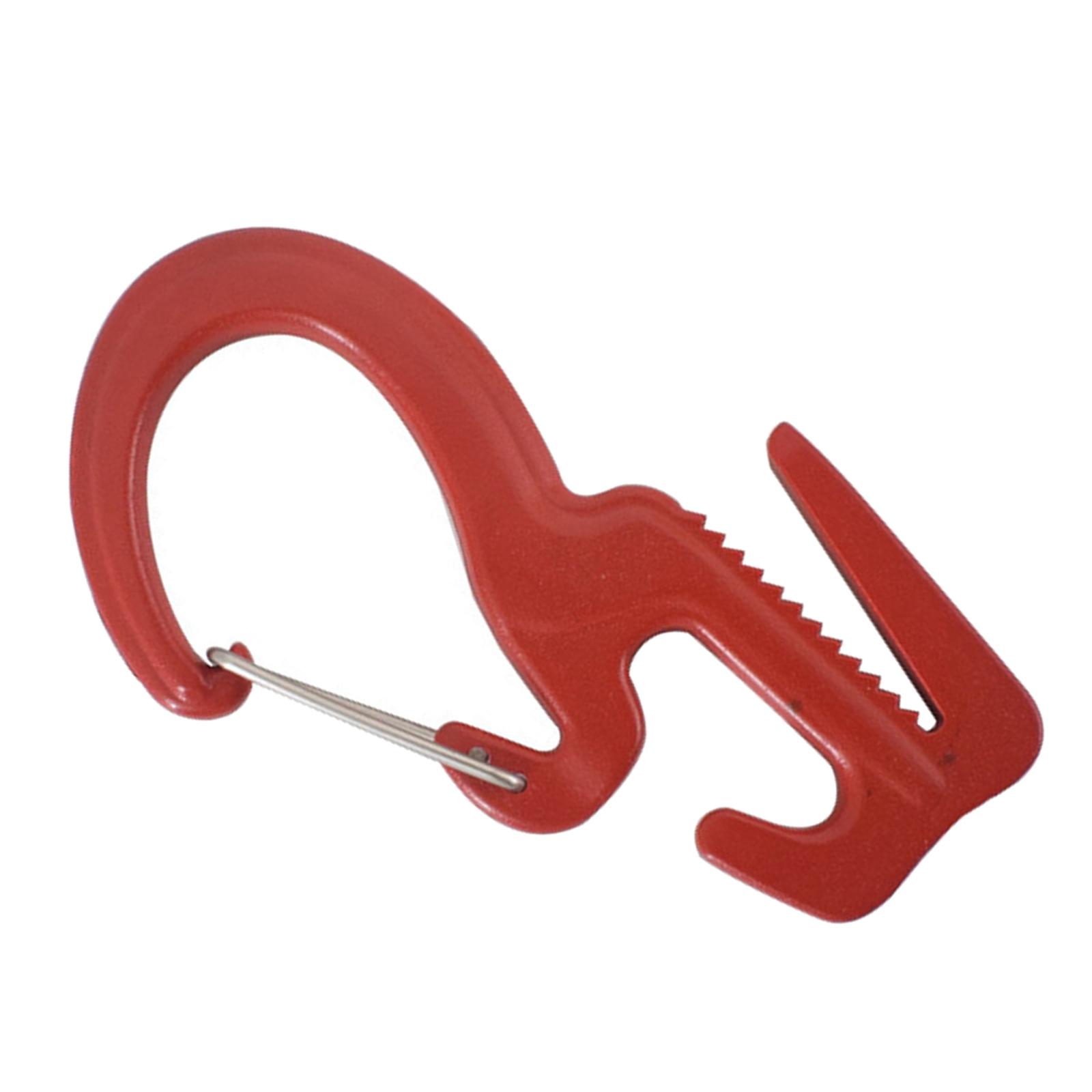 Spring Snap Hook, Aluminium Alloy Carabiner Steel Clips Keychain Heavy Duty Quick Link for Camping Hiking Traveling Fishing