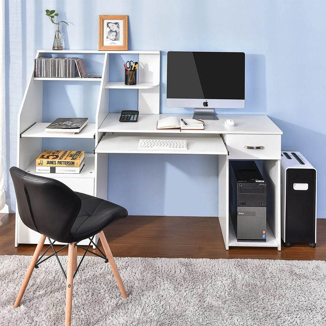 Bàn Học Bằng Gỗ Kích Thước Nhỏ Gọn SMLIFE Darien