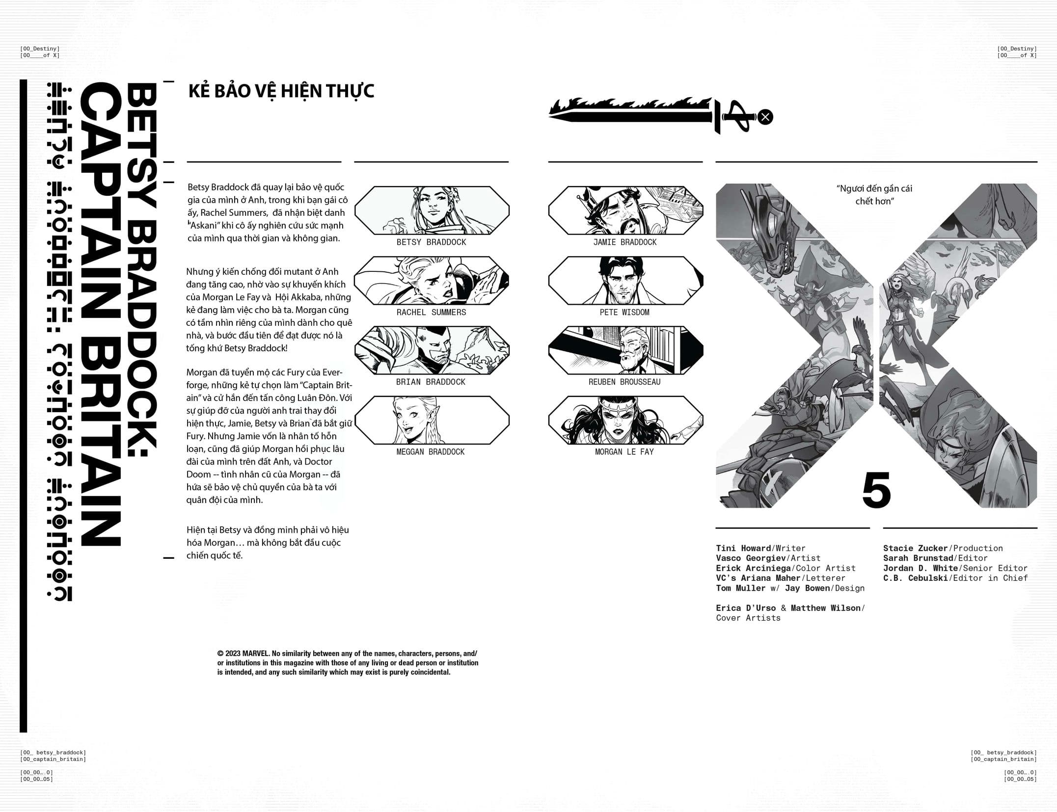 betsy braddock: captain britain (2023) chapter 5 6