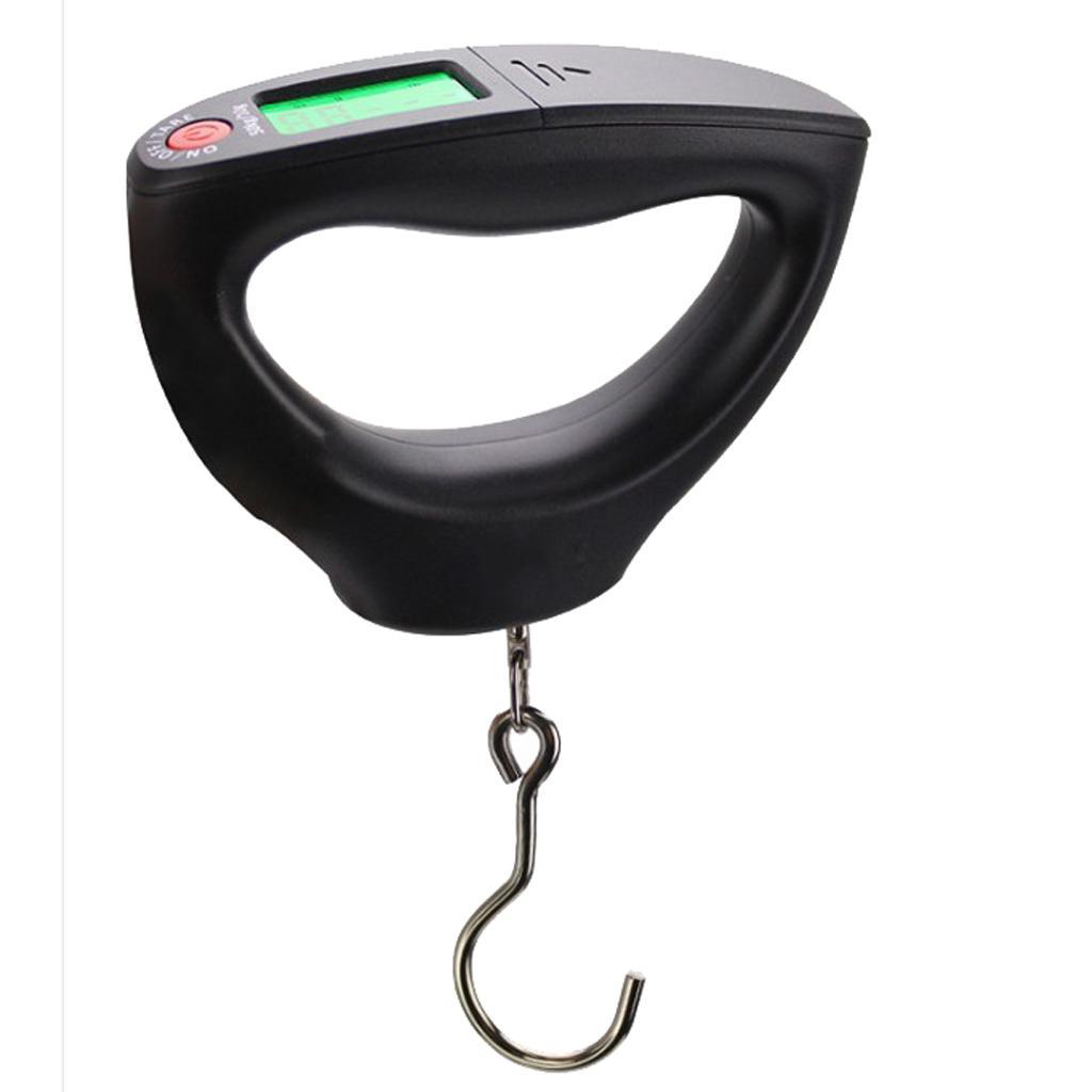 Mini Fishing Scale 110lb/50kg Backlit LCD 4 Units Portable Electronic Balance Digital Stainless Steel Hook Hanging Scale