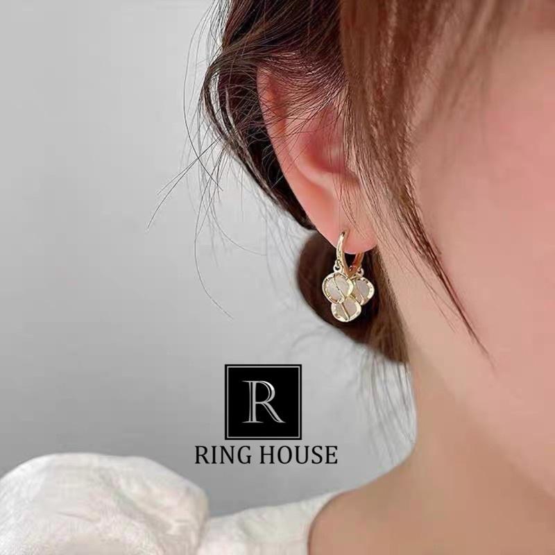 Khuyên Tai Bông Tai Nữ Ba Chuông Đẹp Ring House