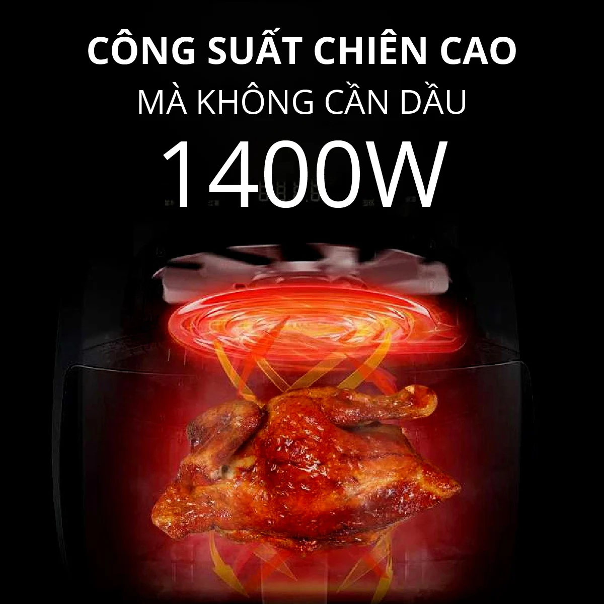 Nồi Chiên Cơ Mishio (3L) - Hàng chính hãng