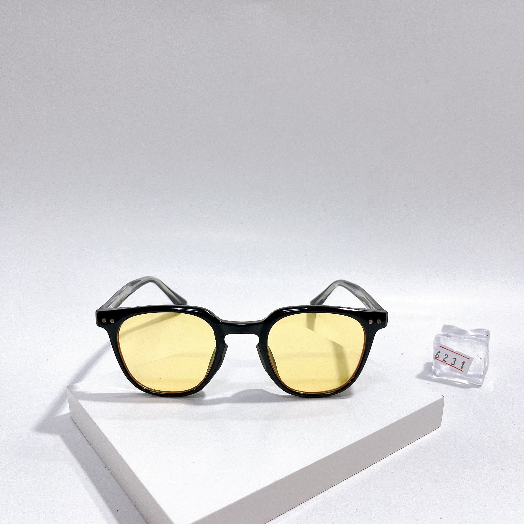 MUA 1 TẶNG 1 Kính mát nam nữ (lắp cận) TOTEYEWEAR mắt kính mát gọng kính loại. nhựa màu sắc thời trang TOT014
