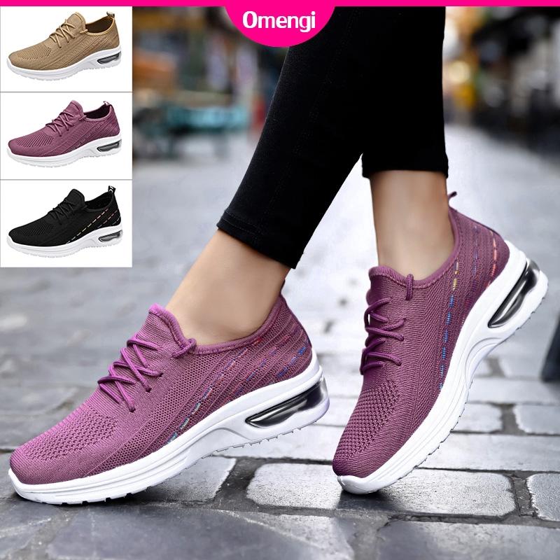 Giày Sneaker Chạy Bộ Nữ Đế Mềm