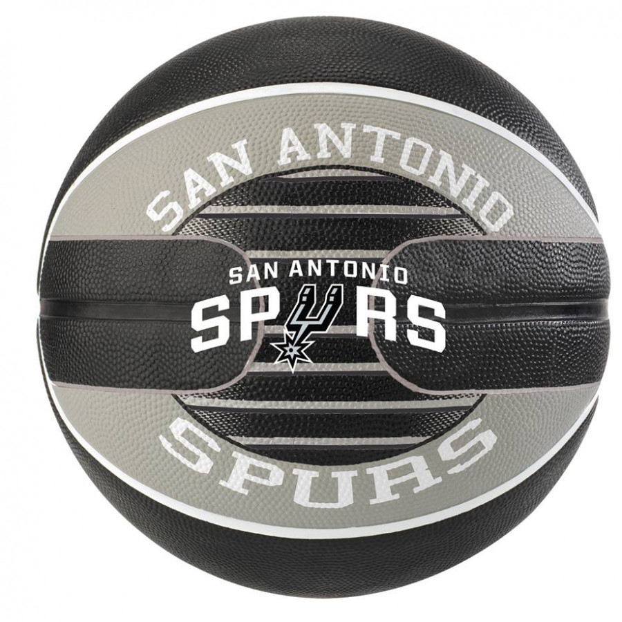 Bóng rổ Spalding San Antonio Spurs- Outdoor size 7- Tặng kim bơm bóng và túi lưới đựng bóng