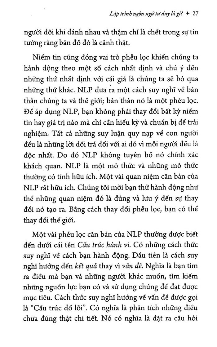 NLP Căn Bản (Tái Bản)