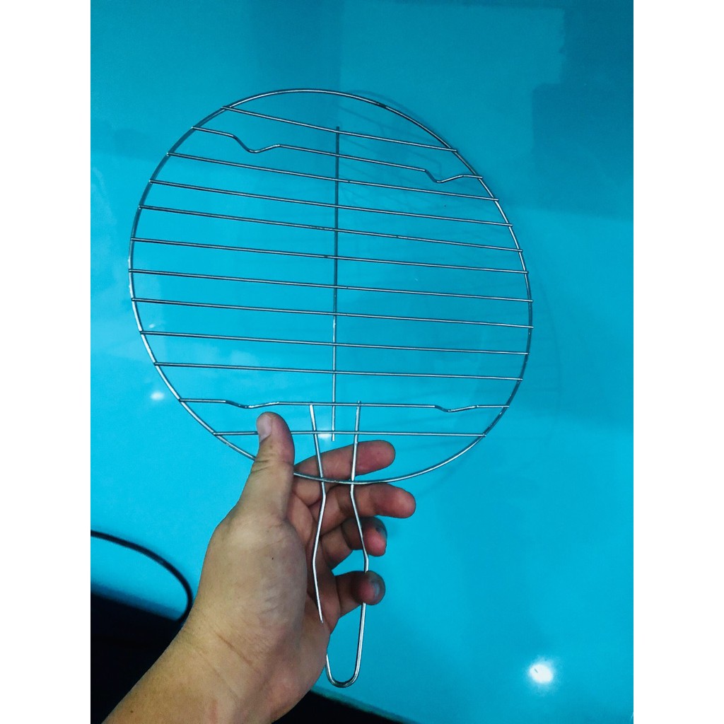 Bộ 10 vĩ nướng tròn 30cm inox cao cấp sài cho bếp nướng nhà hàng quán ăn gia đình